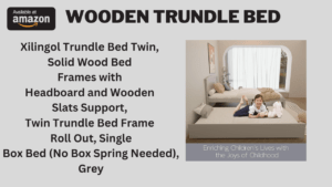 Wooden Trundle Bed