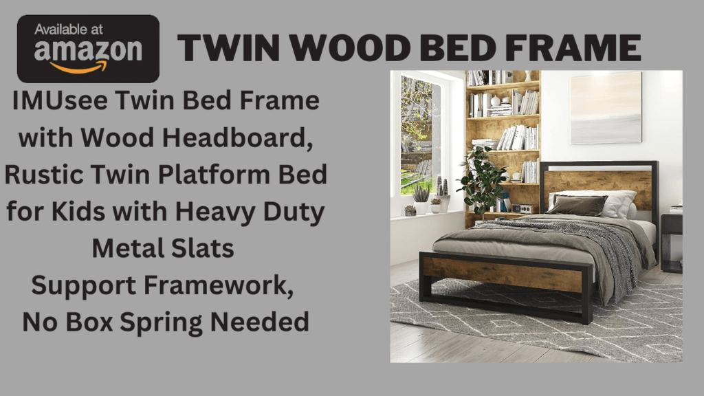 Twin Wood Bed Frame