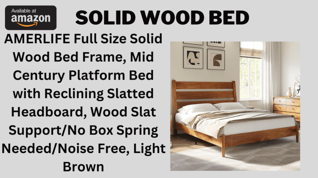 Solid Wood Bed Frame