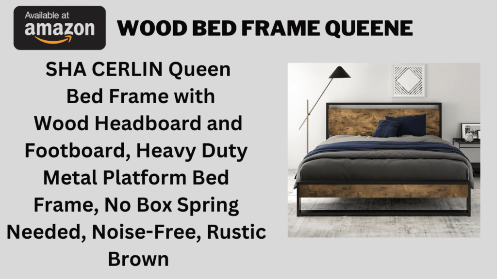 Wood Bed Frame Queen