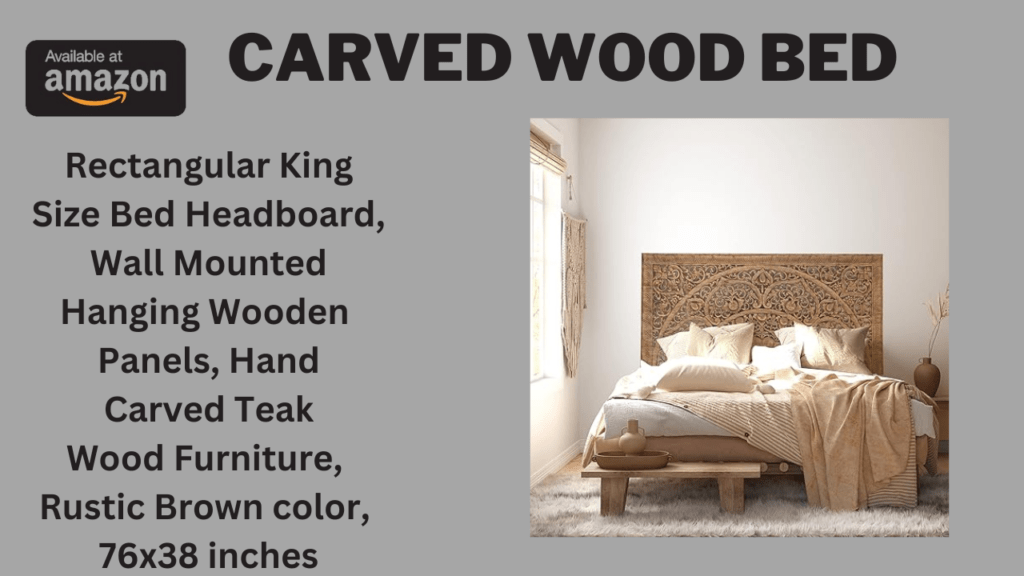 Carved Wood Bed