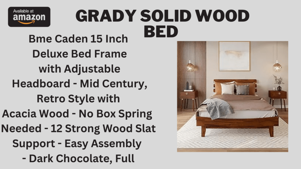 Grady solid wood bed