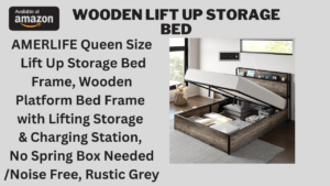 Wooden Lift Up Storage Bed